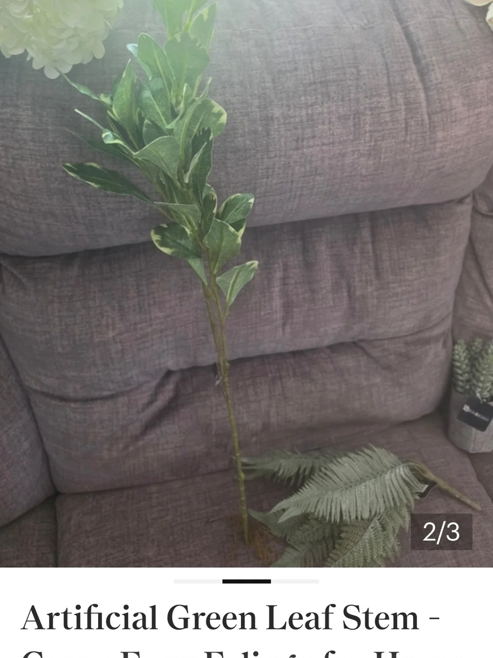 New Artificial Greenery And Flowers. Most Are From PD Homes. 16 Pieces.